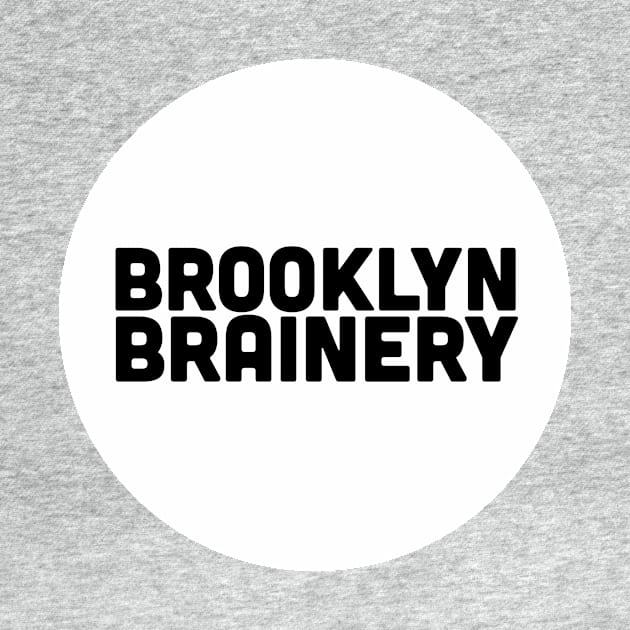 Classic Brainery Logo in White by brooklynbrainery